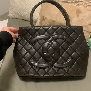 Dark brown Chanel bag - great condition
